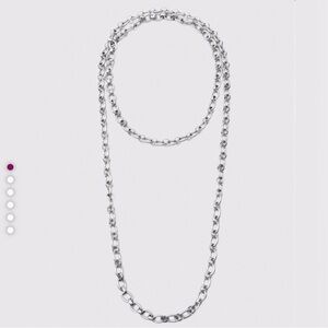 Zara Silver Necklace Classic Chain Design